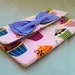 Cupcake Wallet with Pastel Purple interior and Double layered Bow
