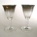 Silver Rimmed Glasses Dorothy Thorpe Era Ice Bucket Ombre Mid Century Modern Retro Mod 3pc Set French New Year's Eve Glassware