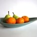 Denby Manor Green Fruit Bowl Mid Century Modern Teal English Stoneware Pottery Made in England