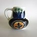 Royal Copenhagen Fajance Marianne Johnson Pitcher Jug Mid Century Danish Modern Scandinavian Pottery Denmark