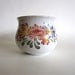 Denby Summer Fields Sugar Bowl Vintage 80s English Stoneware Floral Pattern