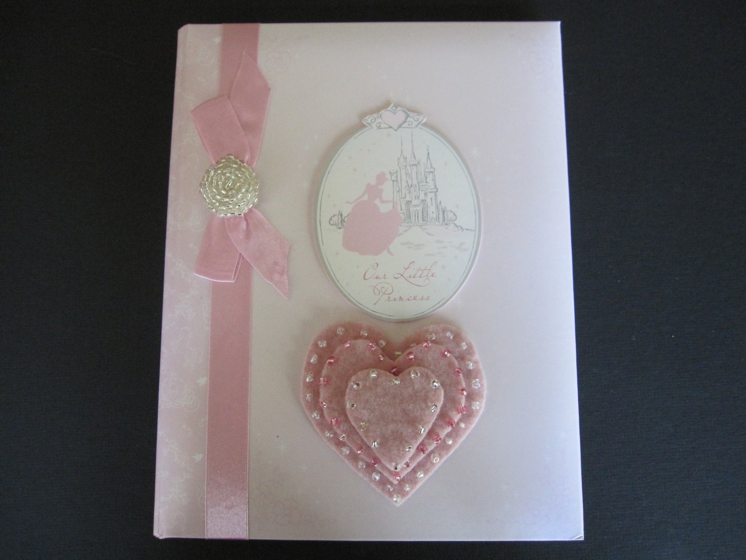 Memory Book Baby Girl Princess Album Pink