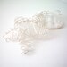white sea glass star decoration, sun catcher, christmas tree ornament