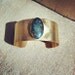 Labradorite & Brass Metal Cuff // Jewelry // THE SPECTROLITE