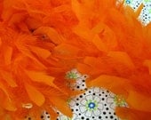 60 Gram Chandelle Boa 2 yards long - Color Orange
