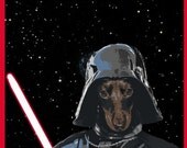 Digital Print Mini Pincher Darth Vader