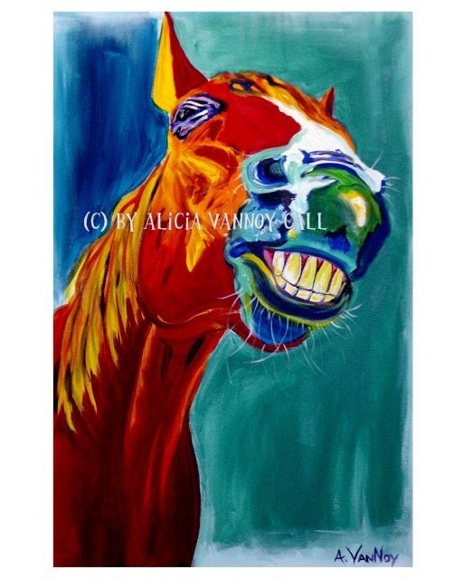 Colorful Horse Paintings