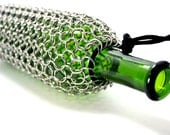 Wine Bottle Bag, Cozy, Cover, Tote Or Wrap Chainmail