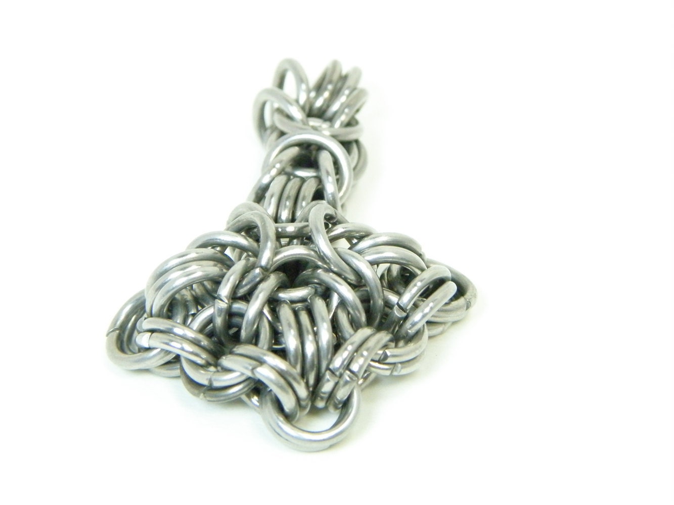 Thors Hammer Necklace Chainmail Pendant