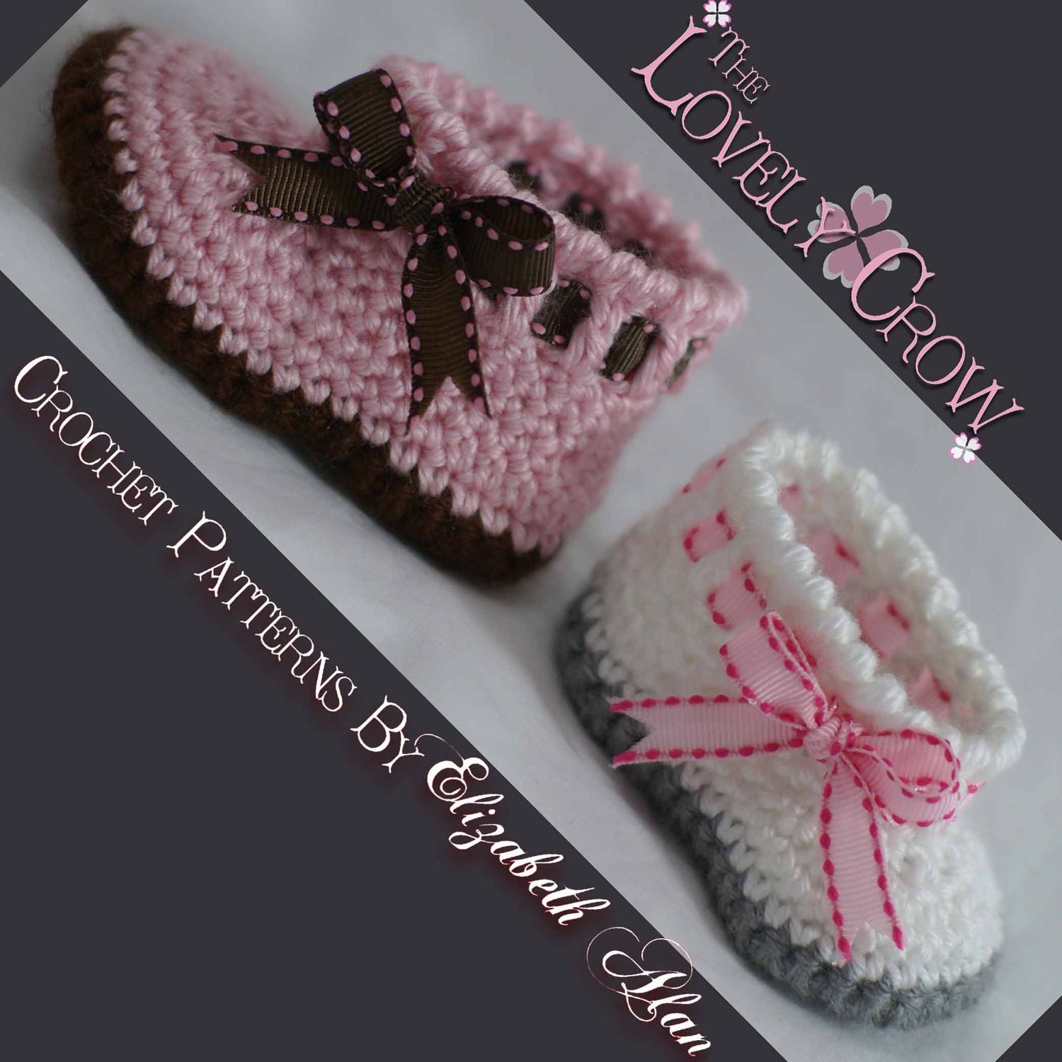 Baby Slippers Crochet Pattern for MY ANGEL BABY booties digital