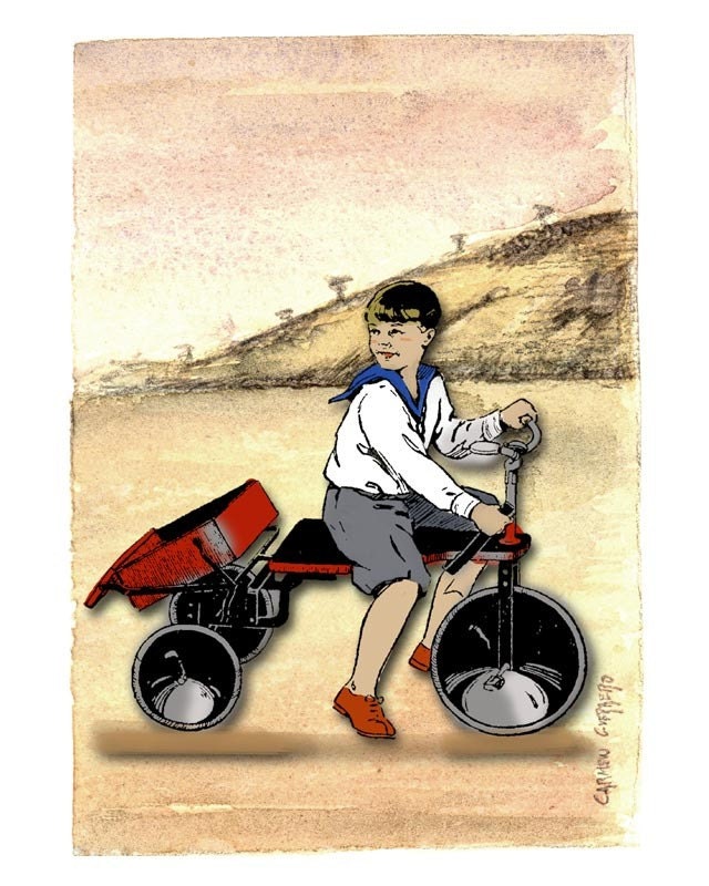 Tricycle by Carmen Guerrero