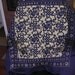 Stunning Japanese Furoshiki with Rouketsu Dying technique FLORAL 39.5 x 41 inches