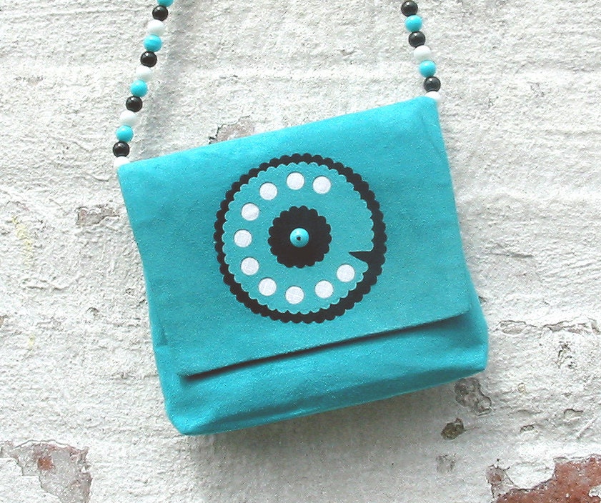 Suede Purse TELEPHONE