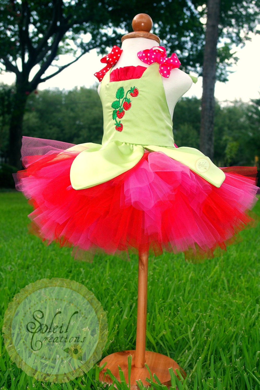 Strawberry Cake Tutu Dress