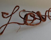 Rustic Grapevine Love Cake Topper