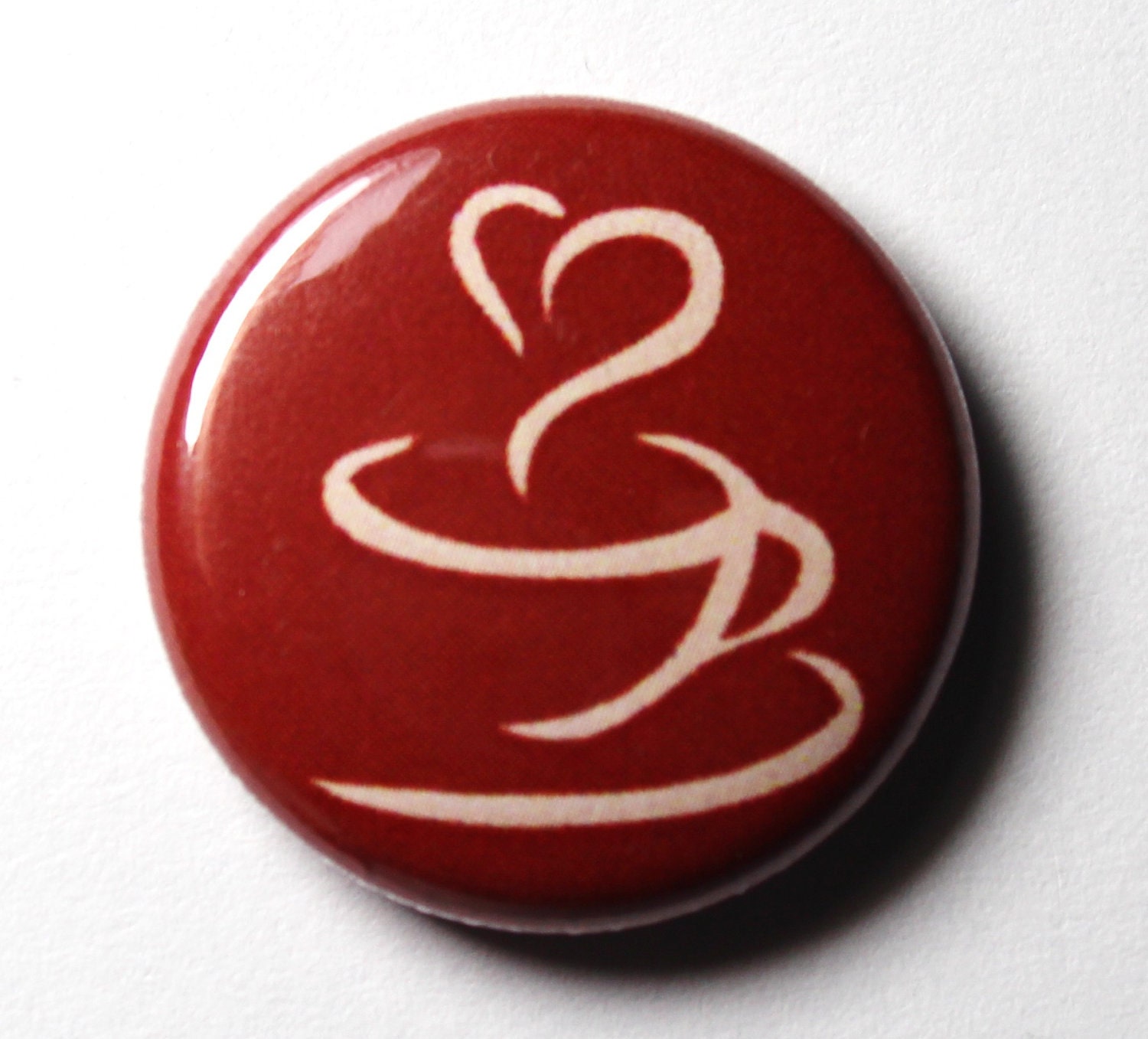 Coffee Button - 1 inch PIN or MAGNET
