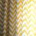 A Pair Of 50x90 Flat Panels On Clip Rings /Rod Pocket Draperies In Corn Yellow