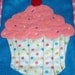3D YUMMY Cupcake Felt IPad Hipbag Purse made from Recycled Water Bottles