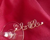 Bridal Shower Decorations, Wine Glass Charm, Bride Drink Tag, Bridesmaid To Bride Gift Ideas