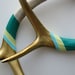 Gold, Blue, Yellow & Green Striped Antler SET