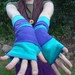 Water Sprite Fingerless Gloves Arm Warmers