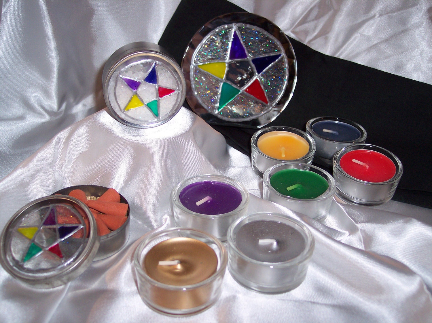 Elemental Elegance Altar Box / Cupboard Complete Altar Set - No.2902, S&H included