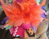 Over The Top Boutique Bow headband-- Made to Match Dora Costume for Halloween