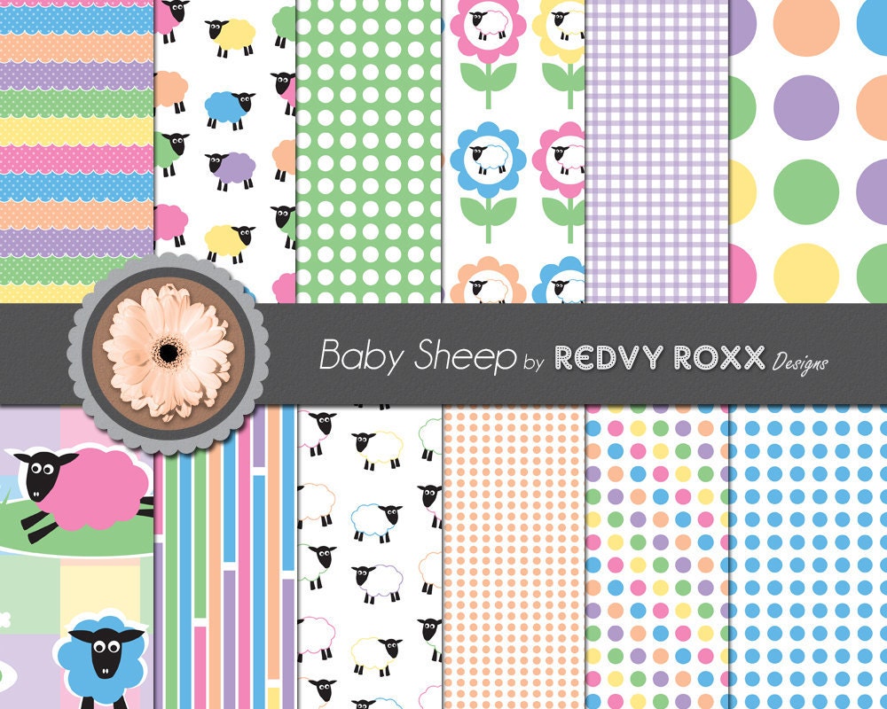 Printable Baby Sheep Patterns