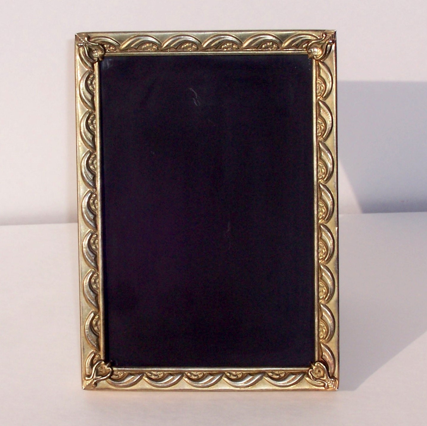 Do not purchase.Reserved for Monica.Chalkboard Frame Gold Shabby Chic Wedding Romantic Holiday Gift Teachers Gift Stocking Stuffers