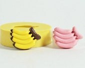Banana's F118- Flexible Silicone Mold - Crafts, Jewelry, Resin, PMC, Soap, Food, Scrapbooking, Polymer Clay, Push Mold