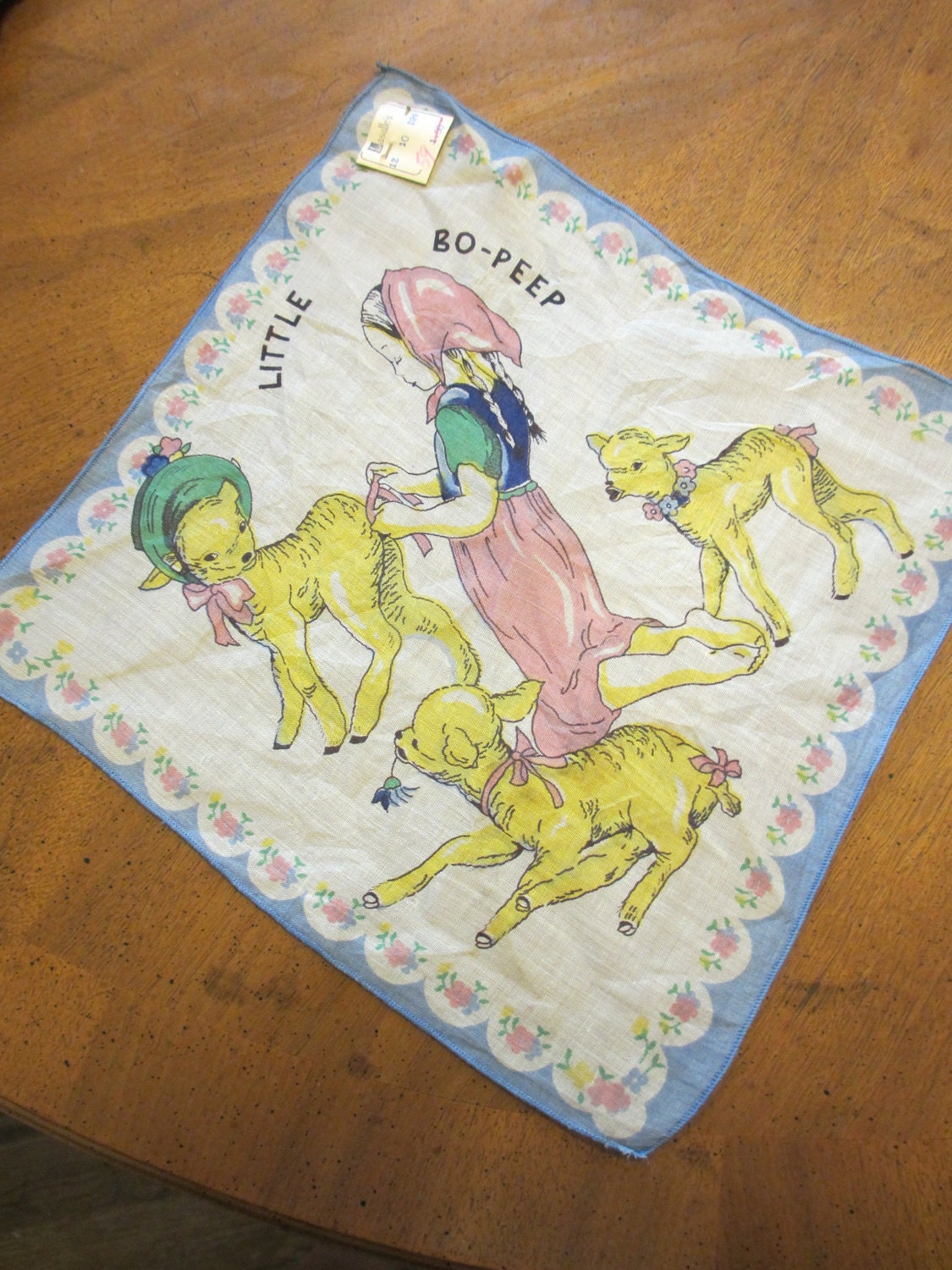 Vintage Little Bo Peep Hankie