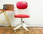 Okamura Retro Industrial Swivel Desk Chair