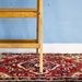 Red Mid Century Persian Scatter Rug