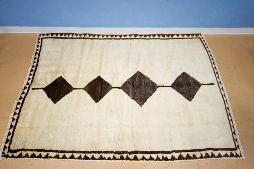 Minimilistic All Natural Vintage Area Rug