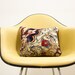 Circa 1850 Antique Persian Rug Pillow
