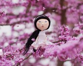 OOAK Art Doll Miniature- clay sculpted Gabriela