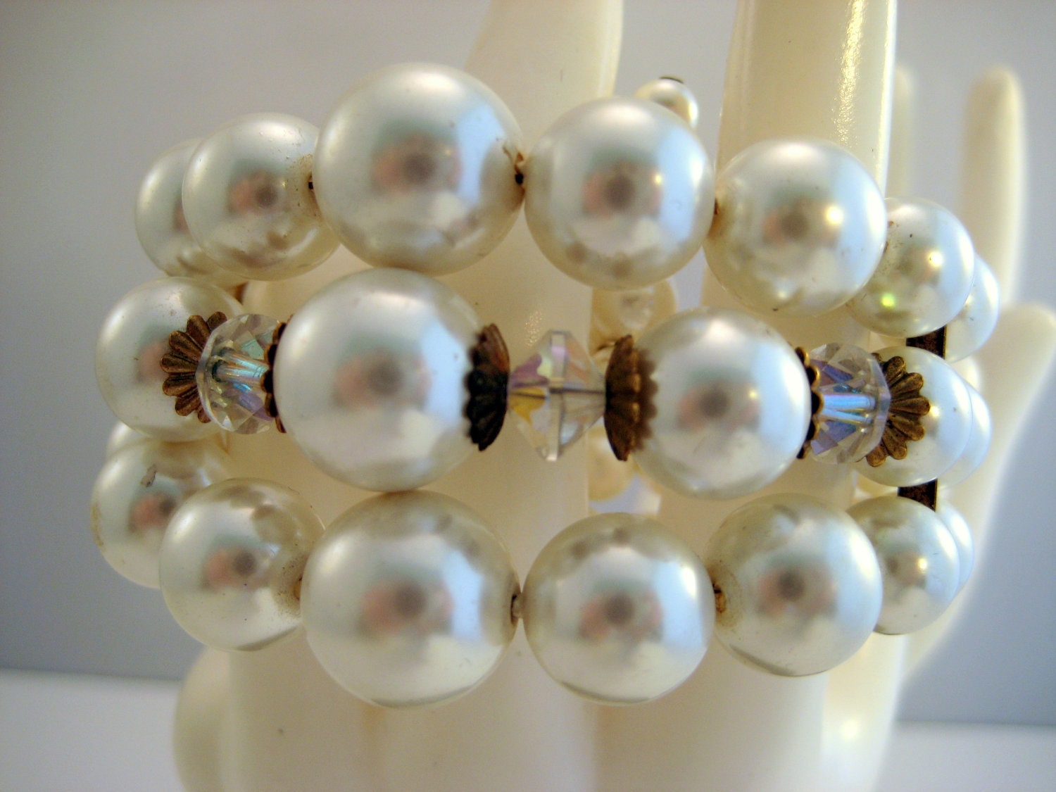 Vintage Pearl Wrap Bracelet