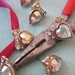 Vintage Rhinestone Heart Earrings Or Up-Cycle Finding