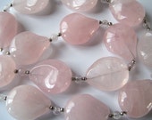 Rose Quartz and Sterling Silver Jewelry Set