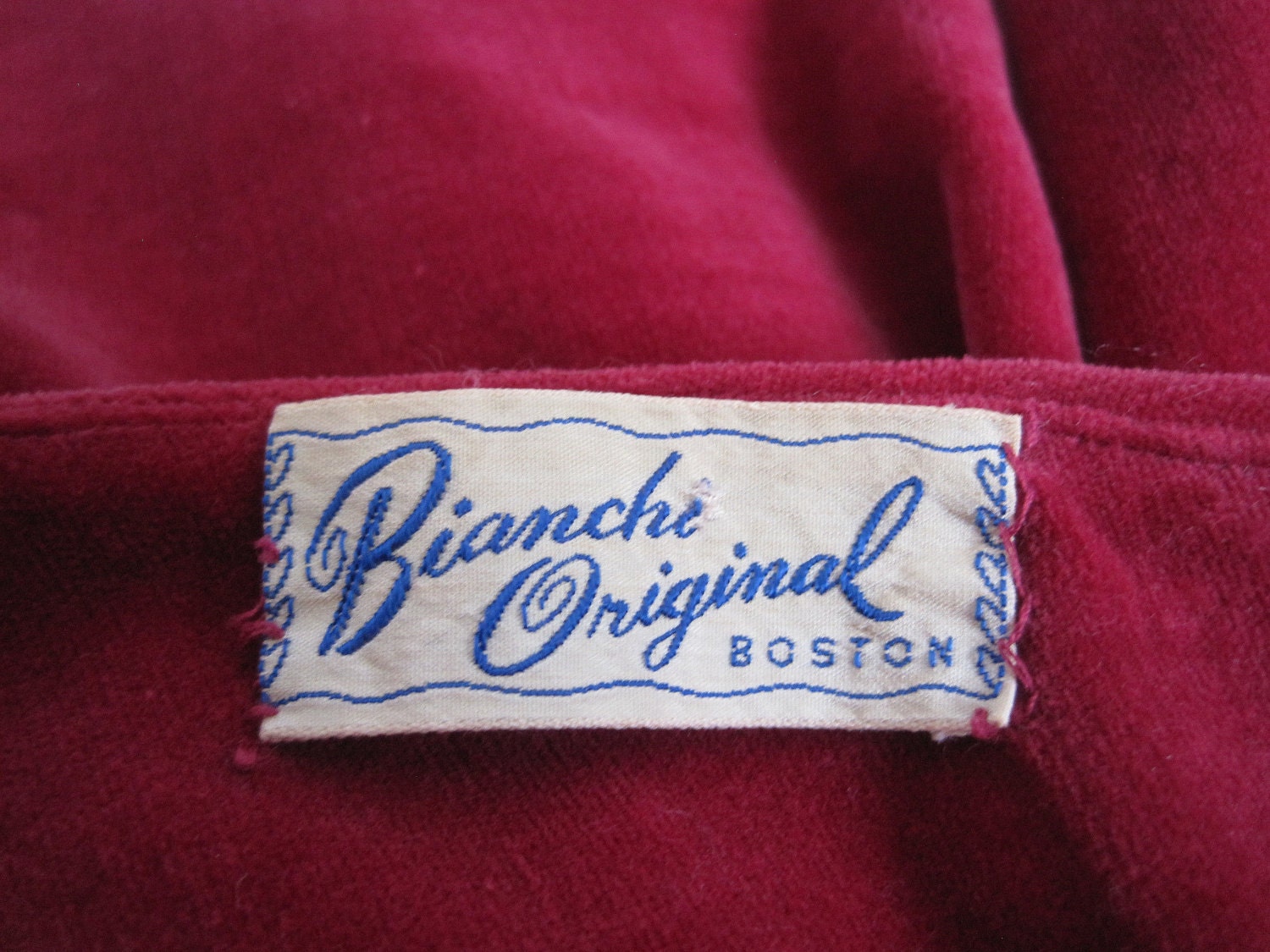 1950's Red Velvet BIANCHI