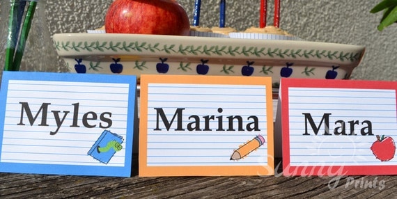 Back to School printable labels Il_570xn