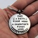 Dad Keychain - Personalized Keychain - Hand Stamped Key Chain - Fathers Day - Men's Key Chain - Gift for Dad Personalized Dad (011)