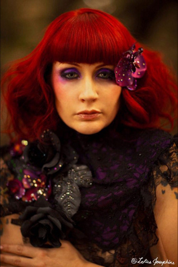 Orchid Garden Neck Corset