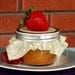 Strawberry Rhubarb Pie in a Jar, Perfect for Showers, Weddings and Birthdays