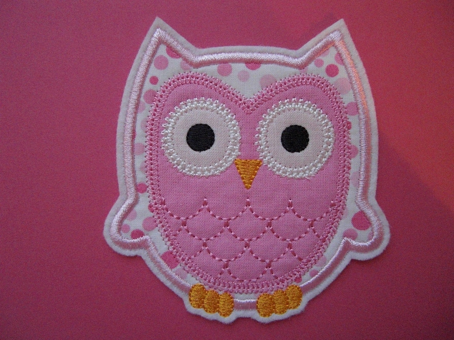 iron-on applique/patch - owl