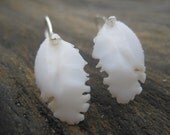 Yellow Eye Rockfish, Alaskan Red Snapper Otoliths Ear Bone Fish Drop Earrings