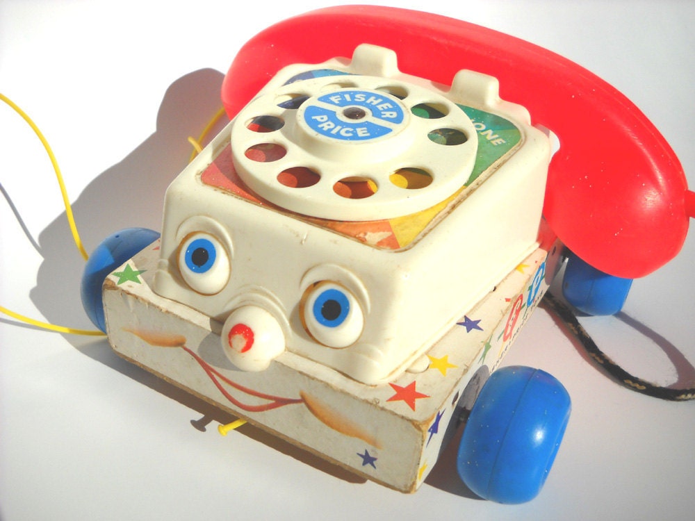 Fisher Price Chatter Telephone 747 Vintage Toy