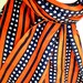 Polka Dots and Stripes Vintage Scarf