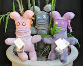 Smiley Sock Creature Soft Plush Toy