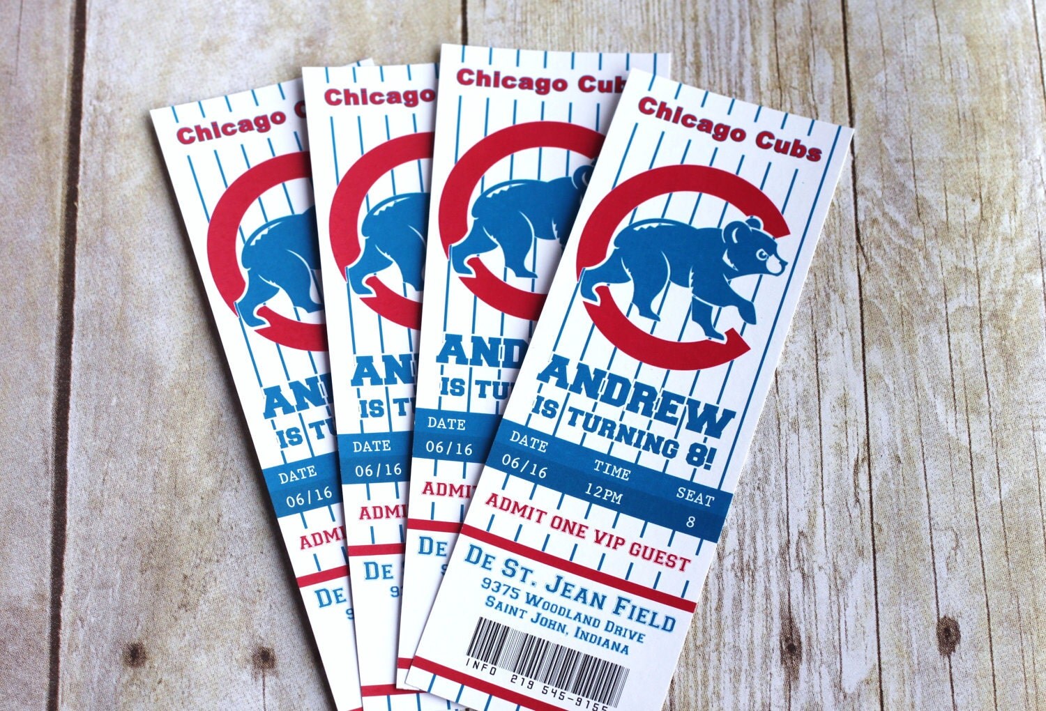 baseball ticket invitations